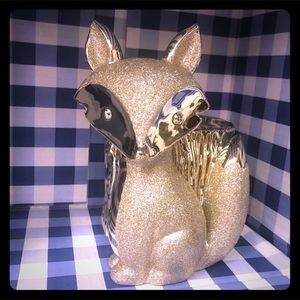 Bath body works fox candle holder